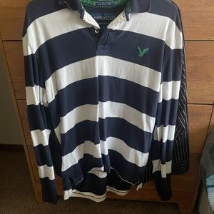 American Eagle Long-sleeve Polo